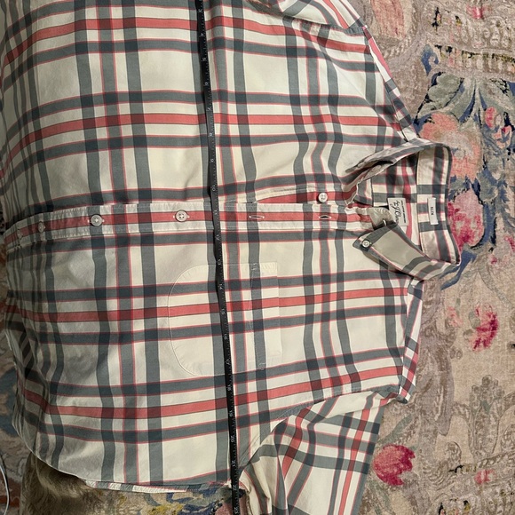 J Crew Men’s Oxford Cotton Long-Sleeve Butyon-Down Shirt, Slim Large, Plaid, EUC - Picture 8 of 10